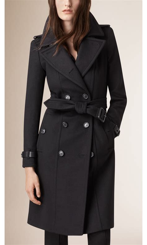 women's black wool and cashmere burberry jacket|Burberry cashmere camel overcoat.